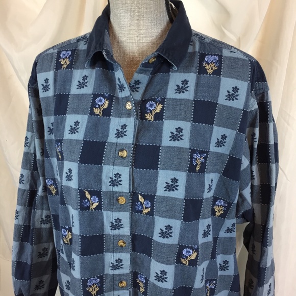 ❌SOLD❌ Vintage 90s Victoria Jones Size 2X Cottagecore Top - Picture 2 of 10